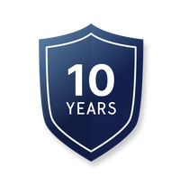 Hume Band 2.0 10-year warranty badge