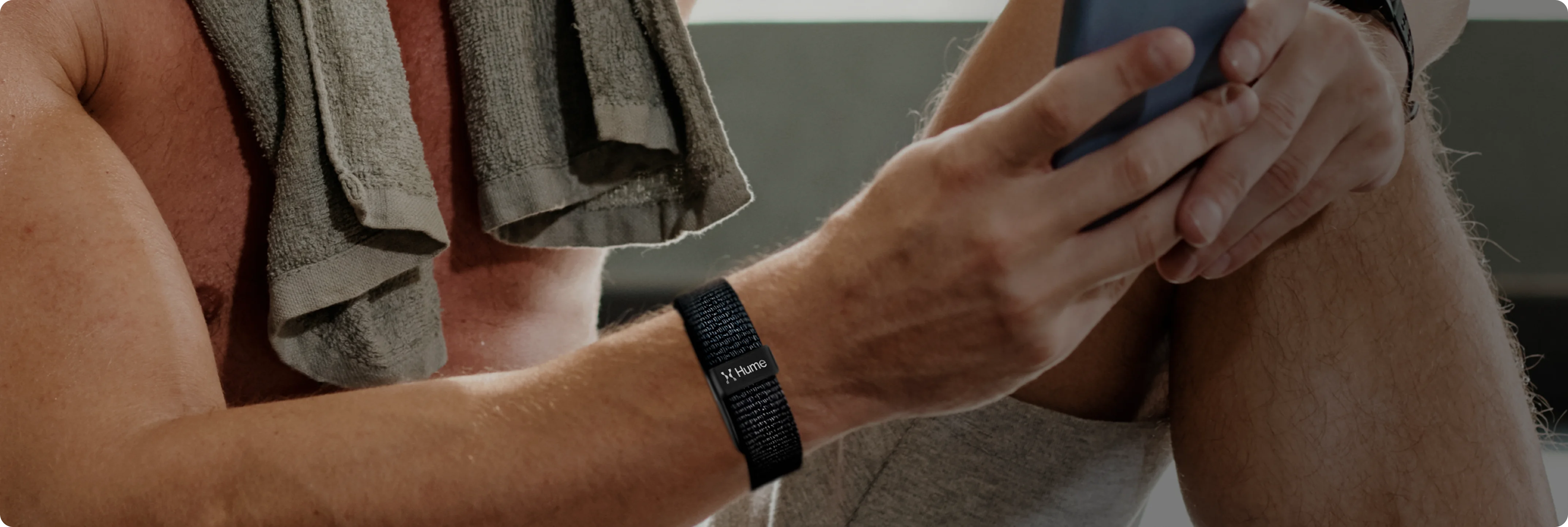 Hume Band 2.0 worn on the wrist tracking metabolic capacity