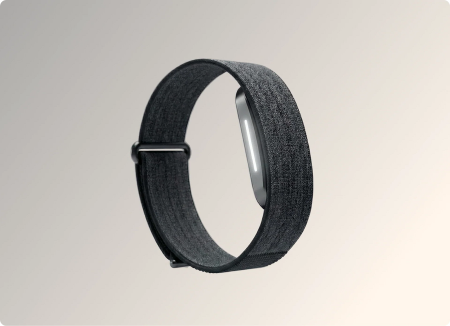 Official macro photography of the Hume Band woven strap and buckle