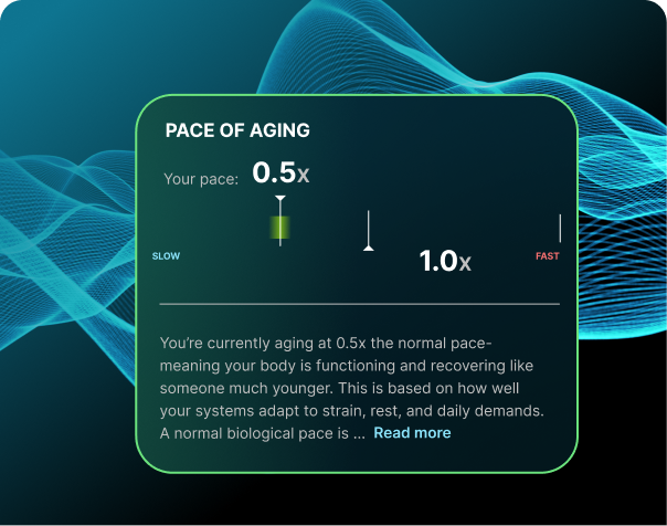 Track your pace of aging