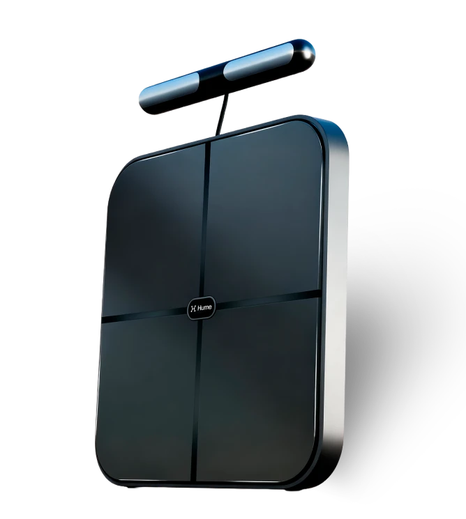 Hume Pod black body composition scale with handheld sensor handle